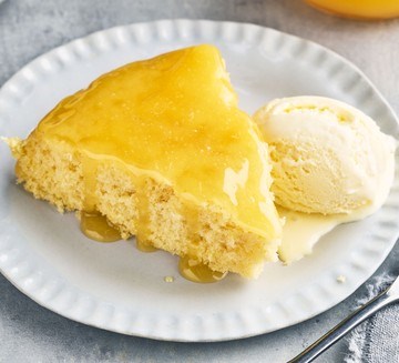 Fastest-ever lemon pudding