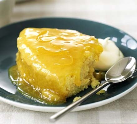 Fastest-ever lemon pudding