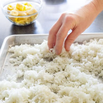 Faux leftover rice