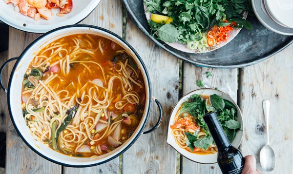 Faux lobster pho