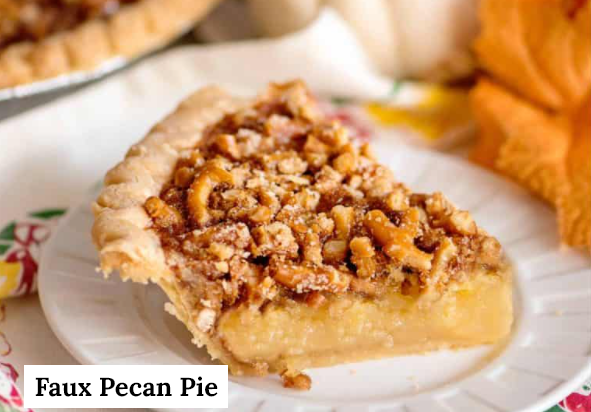 Faux pecan pie