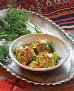 Fava bean + dill meatballs (Kufteh baqali)
