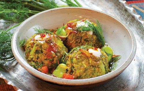 Fava bean meatballs