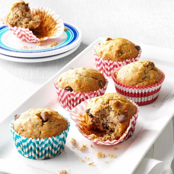 Favorite banana chip muffins