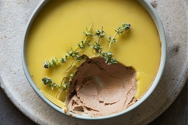 Feather and Bone's chicken liver pâté