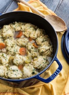 Featherlight herb dumplings