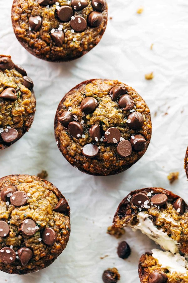 Feel-good zucchini muffins