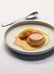 Feijoa and tamarind crème caramel