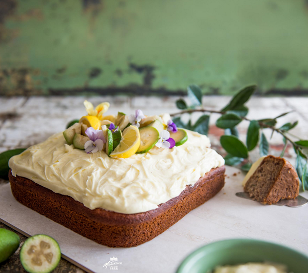 Feijoa banana cake