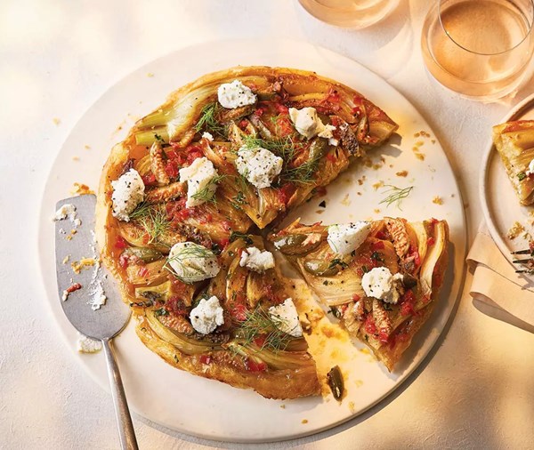 Fennel & ricotta tarte Tatin