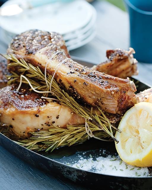 Fennel & rosemary-baked lamb