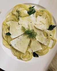 Fennel and aged pecorino salad