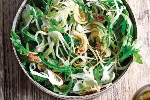 Fennel and artichoke salad