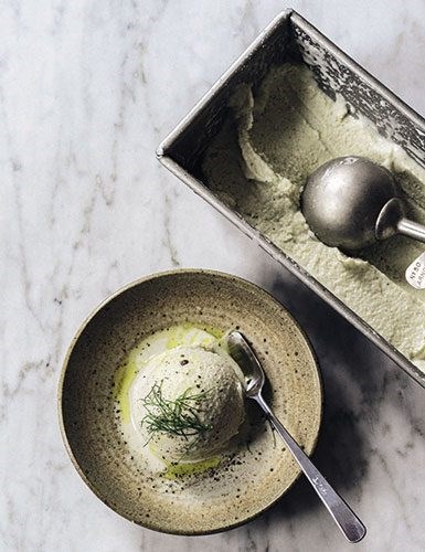 Fennel and black pepper ice cream