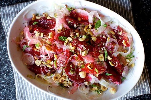 Fennel and blood orange salad