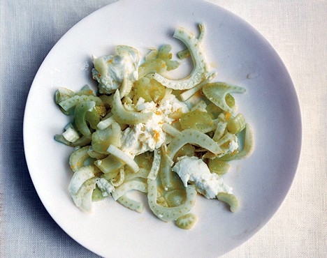 Fennel and celery salad