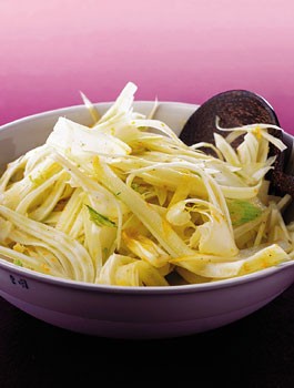 Fennel and endive salad with orange vinaigrette