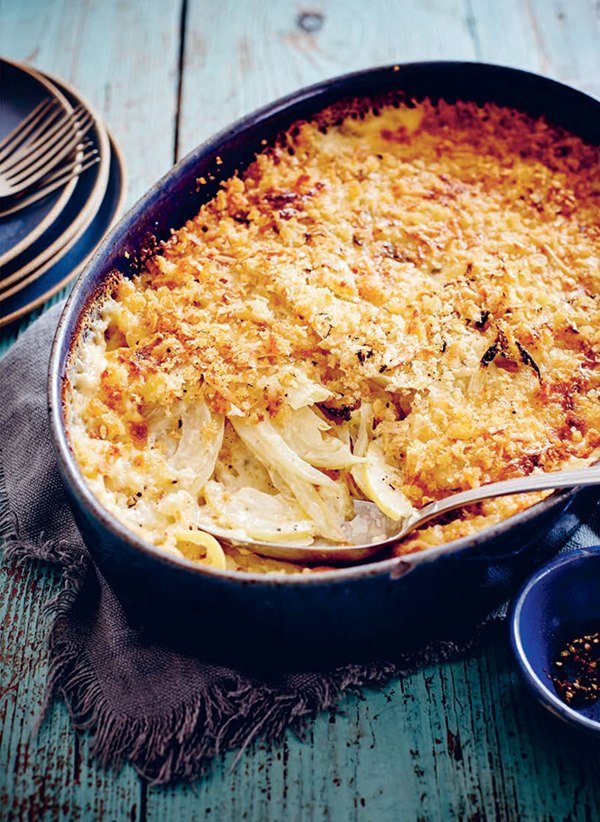 Fennel and lemon dauphinoise