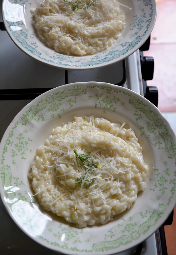 Fennel and lemon risotto