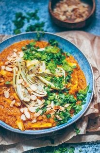 Fennel and parsnip tarka dal