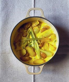 Fennel and potato casserole