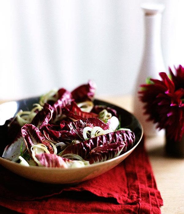 Fennel and radicchio salad (Insalata di finocchio e radicchio)