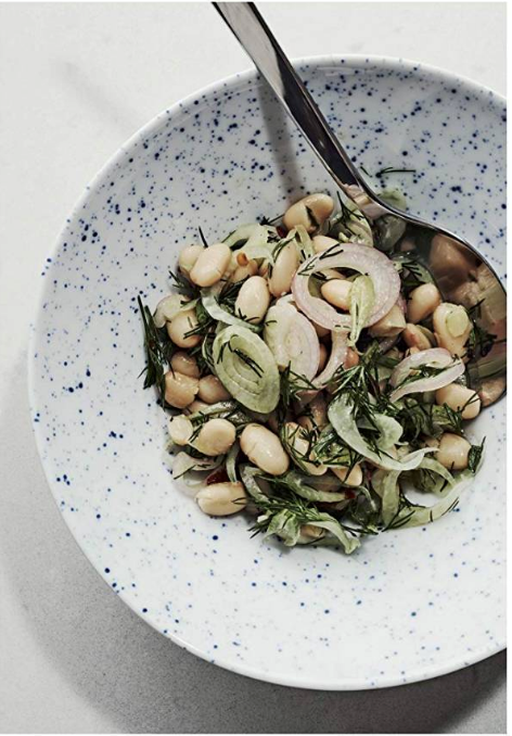 Fennel and white bean salad