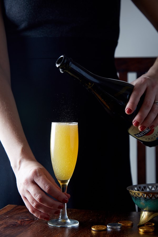 Fennel-apple Bellinis