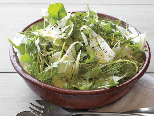 Fennel-arugula salad