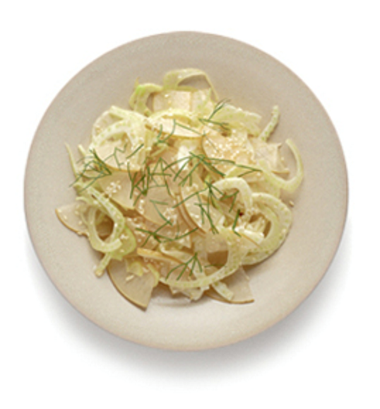 Fennel-Asian-pear salad