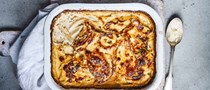 Fennel baked in cream and Grana Padano (Finocchio al forno)