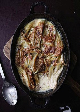 Fennel baked in cream (Finocchio al forno)
