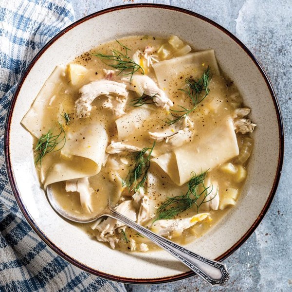 Fennel chicken and dumplings