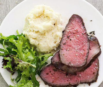 Fennel-coriander top sirloin roast