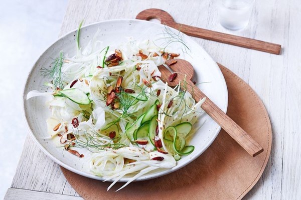 Fennel, cucumber & buttermilk salad