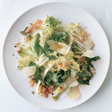 Fennel, frisée, and escarole salad