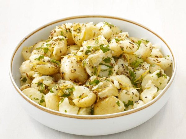 Fennel-garlic potatoes