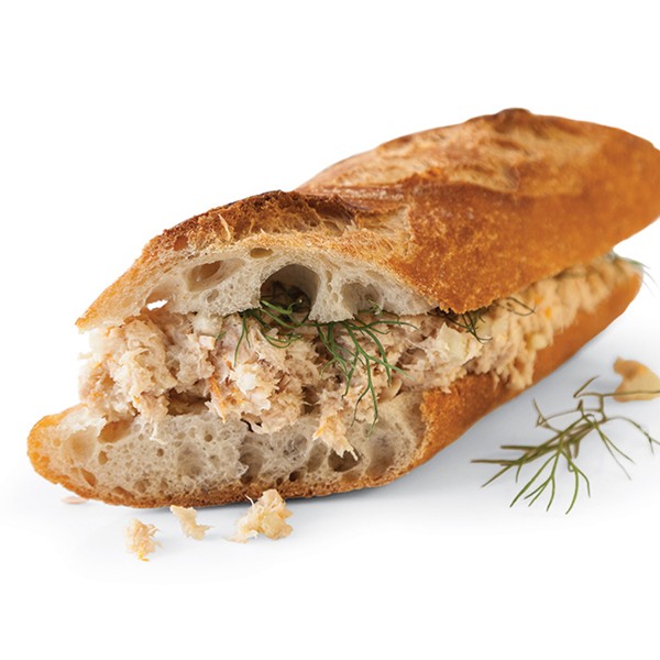 Fennel-orange tuna sandwich
