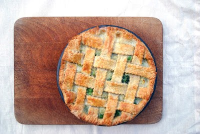 Fennel, Pernod and broccoli pie