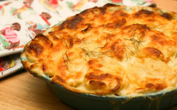  Fennel potato au gratin 