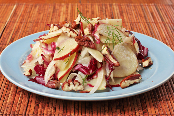 Fennel, radicchio and apple salad
