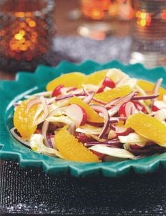 Fennel, radish and orange salad