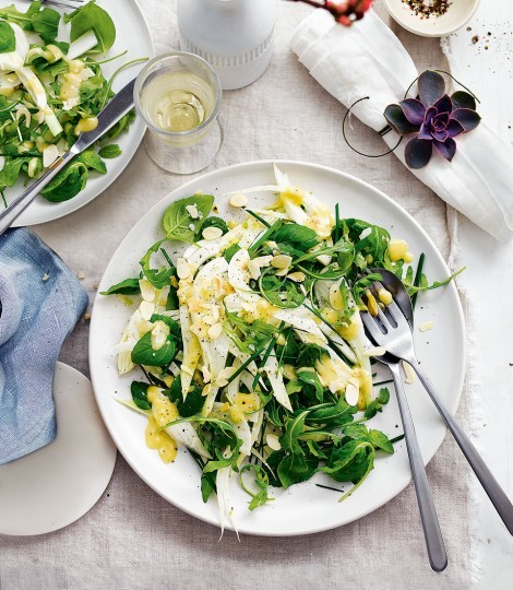 Fennel, rocket and herb salad with Dijon vinaigrette