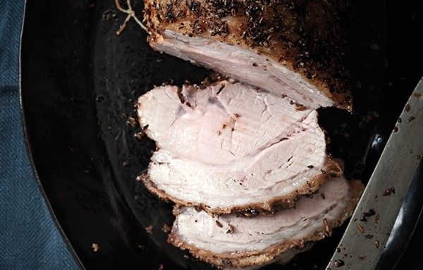 Fennel-rubbed pork roast