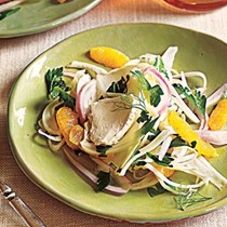 Fennel salad with Meyer lemon and goat cheese
