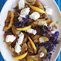 Fennel with goat's curd