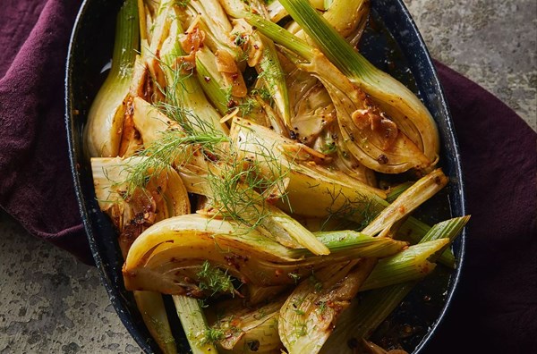 Fennel with juniper, garlic & chilli