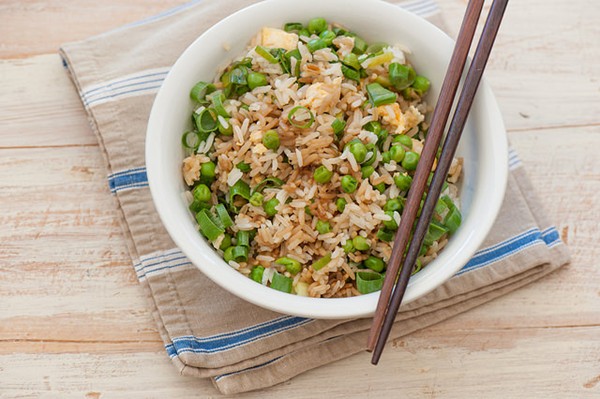 Fergal's egg and pea fried rice