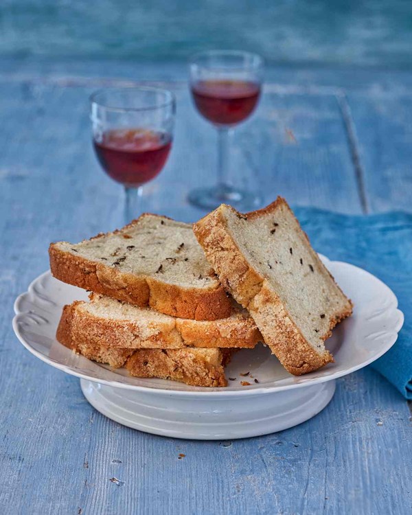 Fergus Henderson and Justin Gellatly’s seed cake and a glass of Madeira