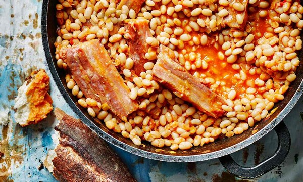 Fergus Henderson’s beans and bacon 